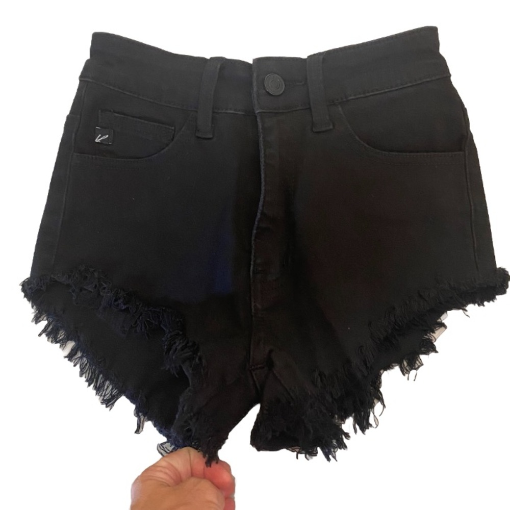 Kancan Black Jeans Short